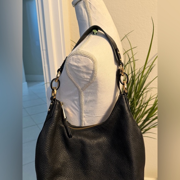 MICHAEL Michael Kors Handbags - michael kors handbag hobo Black Pebbled Leather